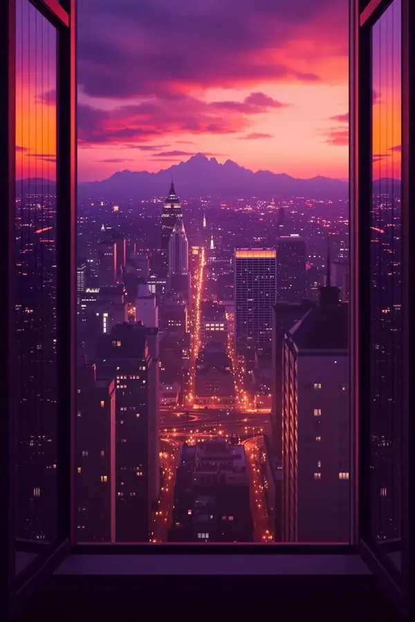 在各自的城市看黄昏