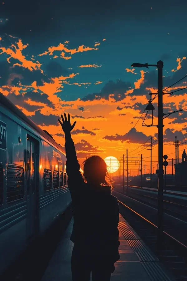 说再见的那天黄昏
